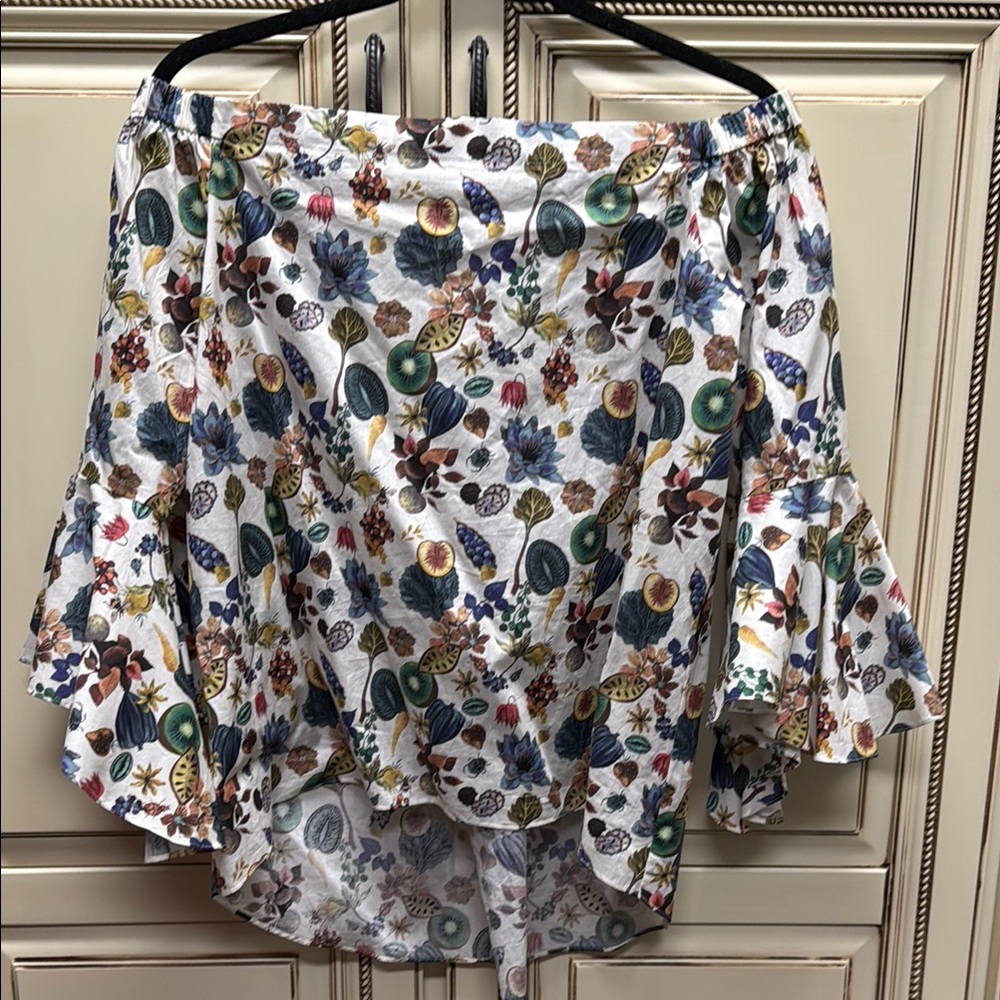 Floral Off-Shoulder Women's Top
